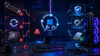 Windows 11の自動修復ループから抜けられない原因と直し方｜SSD・更新失敗・BCDをデータを消さずに確認【2026年版】