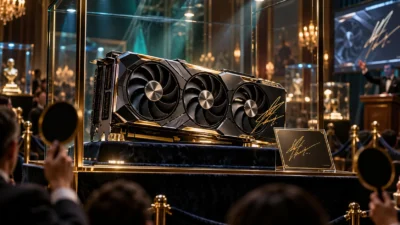 ジェンスン・フアン氏直筆サイン入りRTX 5090が中古市場で発見｜Bonhamsで1万〜1.5万ドル評価【2026年9月】