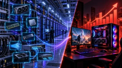 AIデータセンター需要はGPUだけではない｜CPU・DRAM・SSD・光通信・電源まで拡大、ゲーミングPC価格への影響は