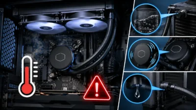 簡易水冷(AIO)が冷えない・ポンプから異音がする原因を診断｜エア噛み・ポンプ故障・水漏れの見分け方と対処法【2026年版】