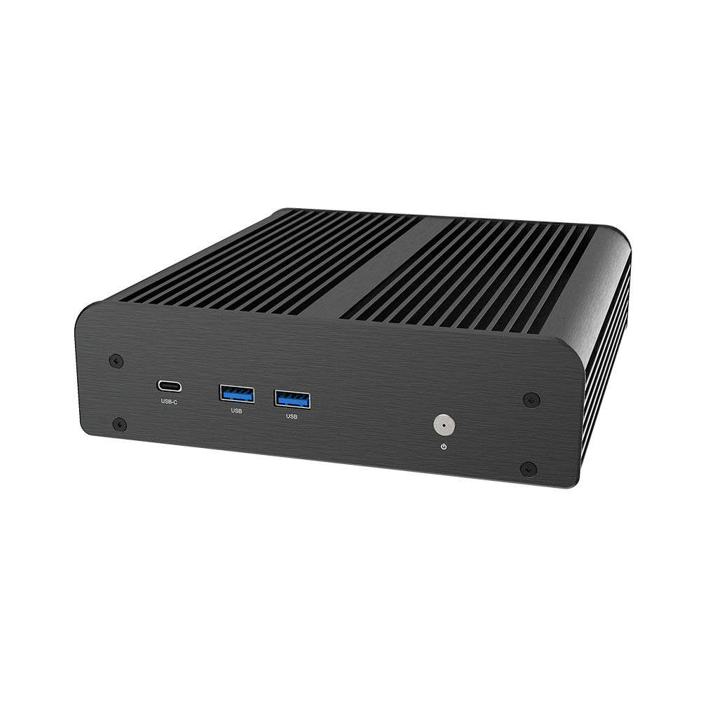 Akasa Newton N16(A-NUC109-M1B)前面インターフェース