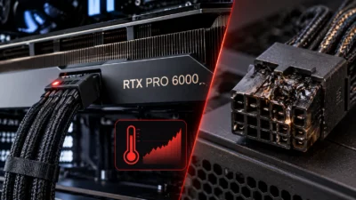 ASRock TempGuardでも12V-2×6焼損を防げず｜RTX PRO 6000でPSU側コネクタ溶融、温度センサーの盲点【2026年9月】