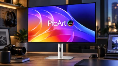 ASUS PA27UCDV発表｜4K 120Hz QD-OLEDに140W Thunderbolt 4、PA279CDVとの違いは？