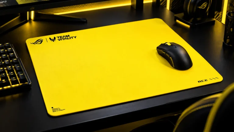 ASUS ROG×Team Vitalityコラボマウスパッド「Hone Control Ace L」
