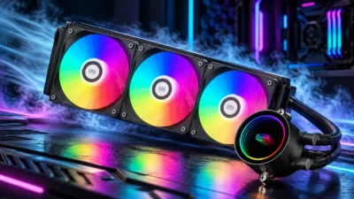 CPS DA360-ARGB-BKを1年3ヶ月使った実機レビュー｜ポンプは劣化したか、Cinebench76.0℃と騒音を実測