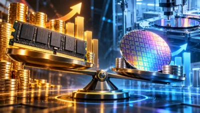 DDR5はTSMC 2nmより高い？｜1b DRAMがN2ウェハーを54%上回る、価格が並ぶには何%下落が必要か【2026年9月】