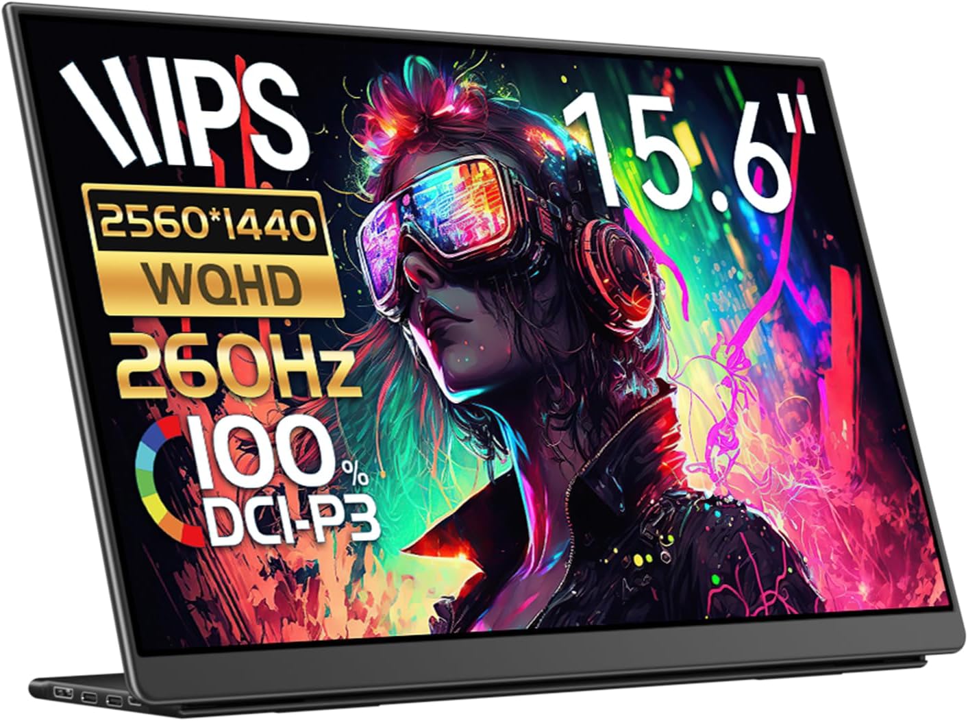 EHOMEWEI LQHG-156NW 15.6型WQHD 260Hzモバイルモニター