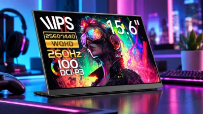 EHOMEWEI「LQHG-156NW」は買いか｜15.6型WQHD・260HzモバイルモニターとSwitch 2直結を検証