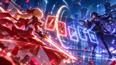 『Fate/EXTRA Record』戦闘はPSP版と何が違う？3すくみからデッキ構築型コマンドカードバトルへ【2027年1月発売】