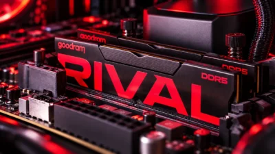 GOODRAM「RIVAL Charge DDR5」発表｜高さ32.85mm・6800 CL34、低背メモリは大型空冷PCに向く？
