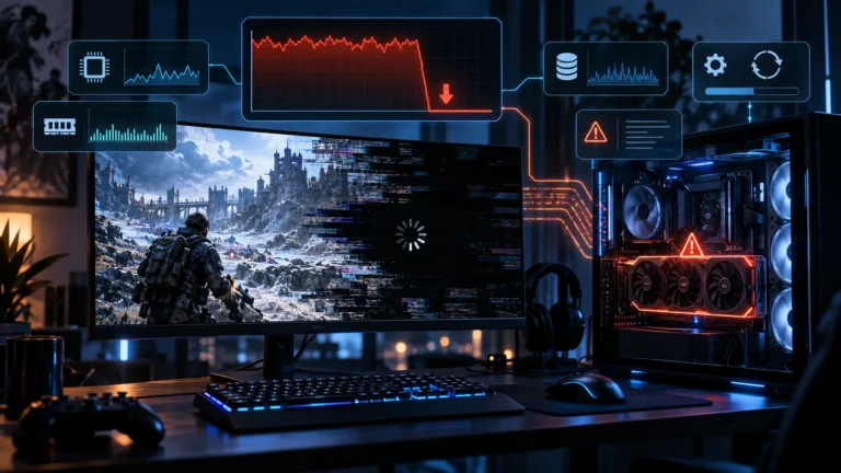 ゲーム中にGPU使用率が突然0%になる原因