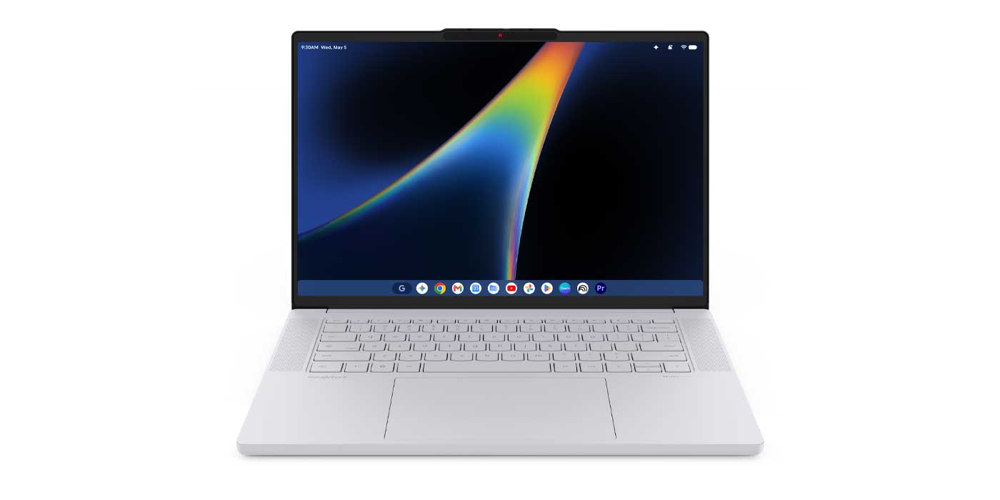 Lenovo Googlebook 15のリーク画像(正面)