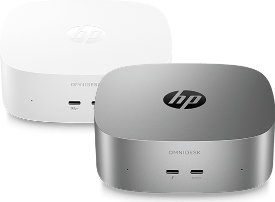 HP OmniDesk Mini 本体(スモークシルバー・ホワイト)