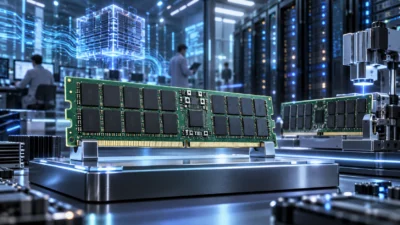Micron、世界初の512GB DDR5 RDIMMを実演｜DDR5-9200・動作電力16Wで2027年後半に量産へ