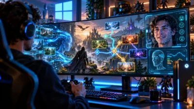 Microsoft、生成AIで物語やクエストを書き換えるゲーム特許が成立済み｜7月公開の継続出願は範囲拡大、表情分析も記載
