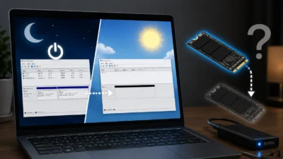 NVMe SSDがスリープ復帰後に消える・認識しない原因と対処法｜ディスクの管理から見えなくなる場合の確認手順【2026年版】