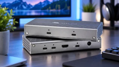 OWC USB4 Hub発表｜4K 240Hz・最大81W給電、PCやSteam Deckのドックに使える？実際は50〜81Wで変動