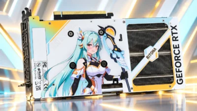 PALIT「RTX 5060 Ti 8GB RiTONA OC」発表｜日本発キャラGPU、White OCより2.8cm短い