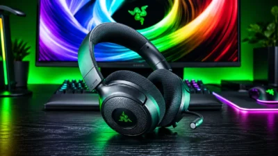Razer Kraken V4 X Sensa HD Haptics発売｜16,980円の振動ヘッドセット、通常版との違いは？