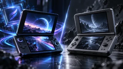 Retroid Pocket Duoは2画面120Hz OLED｜SoCはDragonwing Q-7790、RG DS Plusとの違い