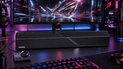 ROG初のゲーミングサウンドバー「Gjallar」が95,980円で9月25日発売｜Dolby AtmosはHDMI接続限定