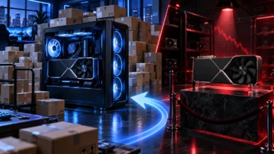 RTX 5080 Founders Edition搭載PCに1日1000台超の注文｜9800X3D込み2,299ドル、GPU単体高騰でBTOが逆転