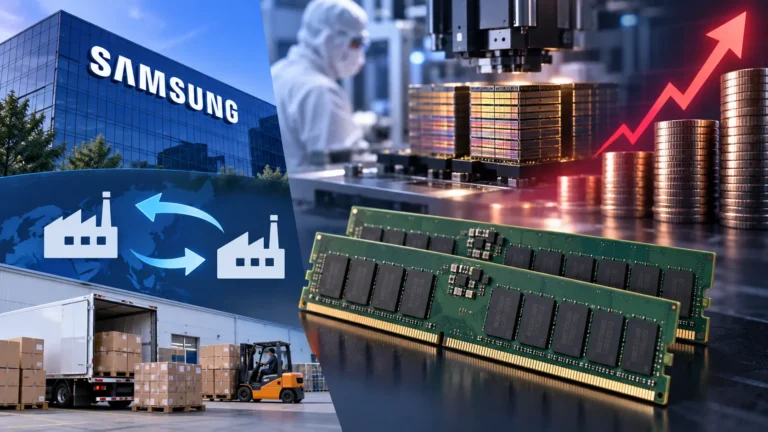 Samsung、DDR5モジュールの増産を外部委託へ