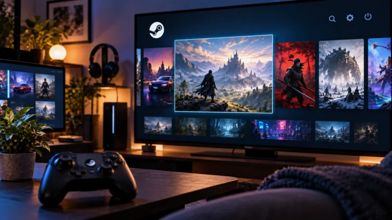 SteamのBig Art Mode・スクリーンセーバーの設定方法