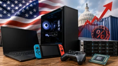米国が半導体関税の対象をノートPC・ゲーム機・サーバーへ拡大検討｜ゲーミングPCはさらに値上がりする？現行25%関税との違いも解説