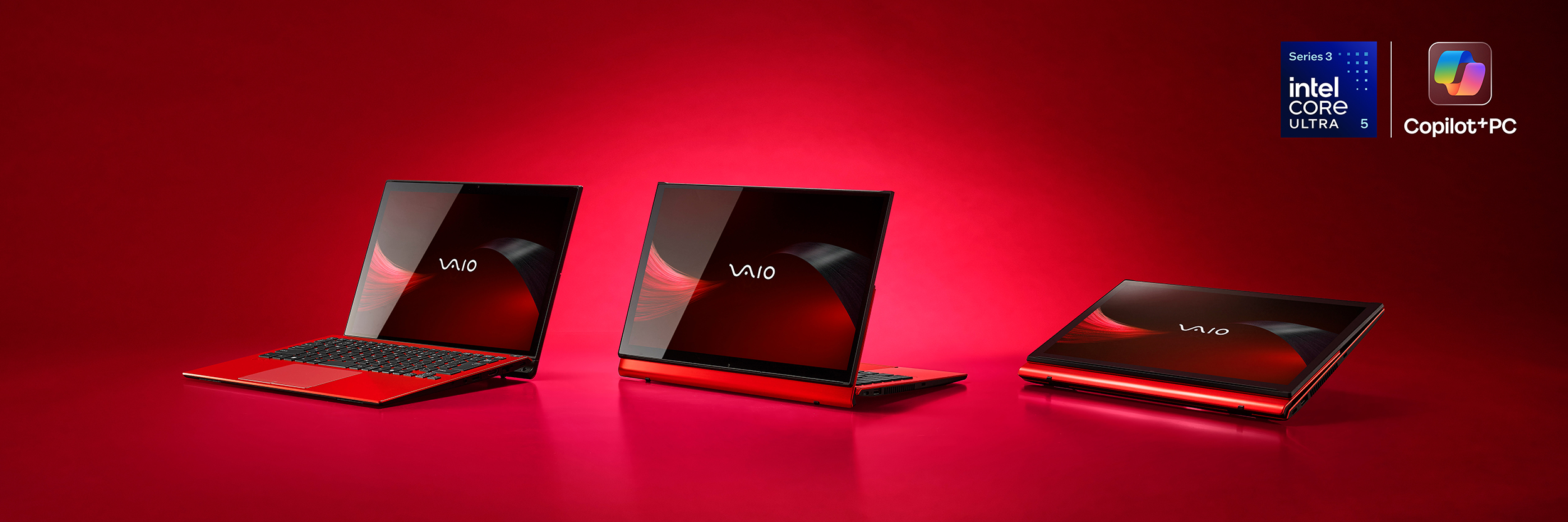 VAIO Tの3つのスタイル(ノートPCモード/ビューモード/タブレットモード)