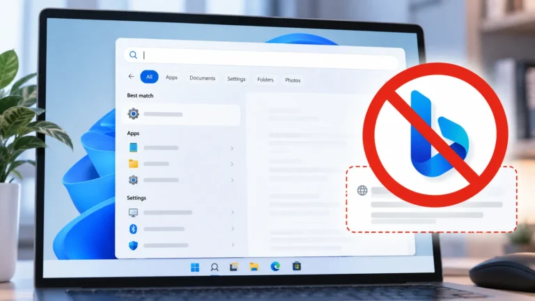 Windows 11の検索からBingのWeb結果を消す方法