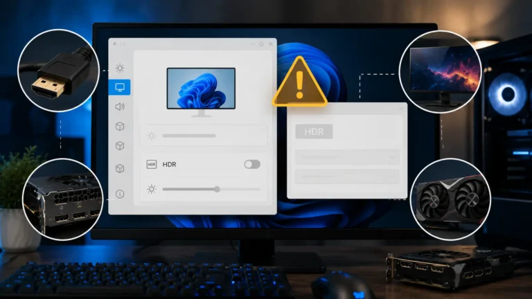 Windows 11でHDRが選べない・グレーアウトする原因