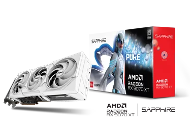SAPPHIRE PURE RX 9070 XT OCの外観