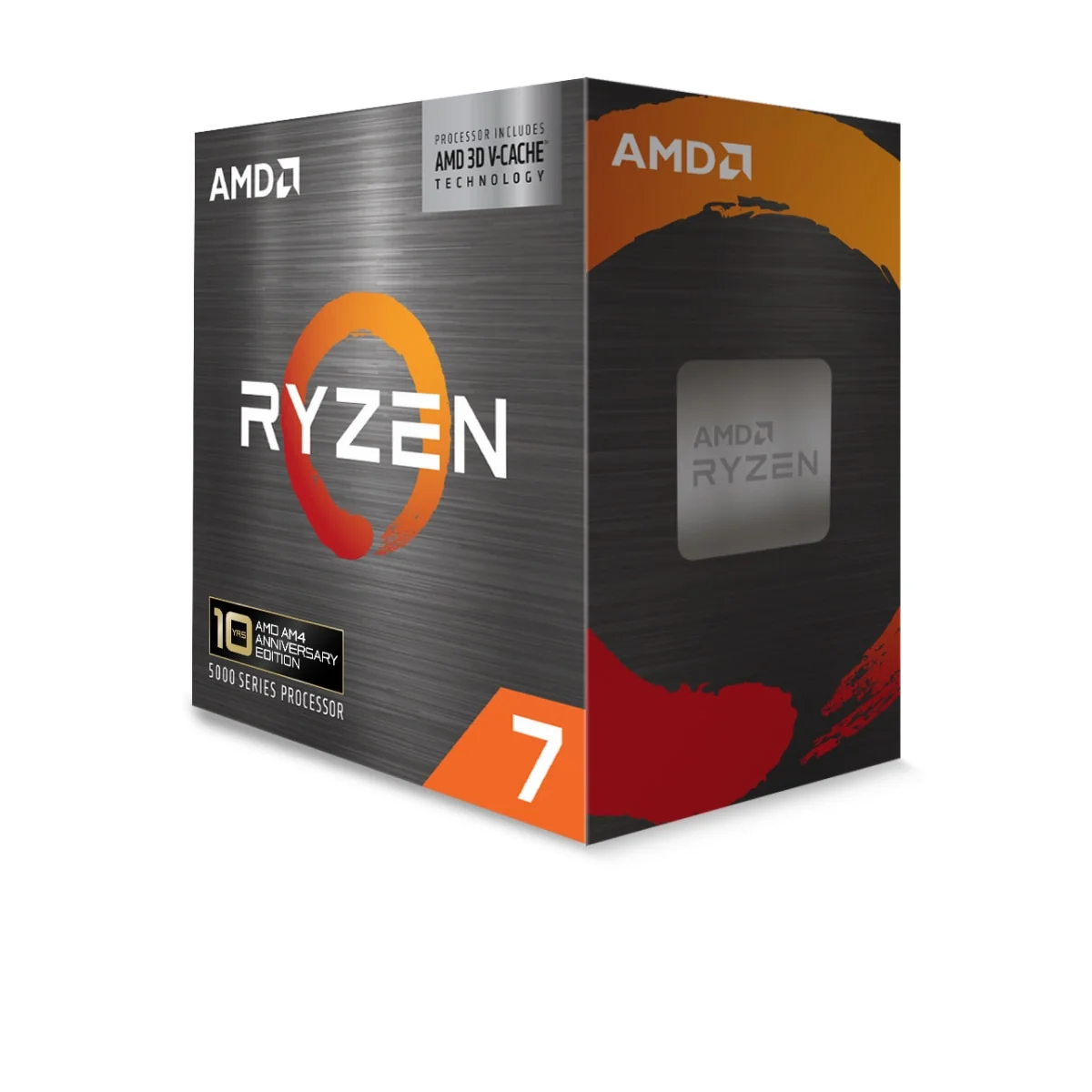 Ryzen 7 5800X3D 10th Anniversary Editionのパッケージ