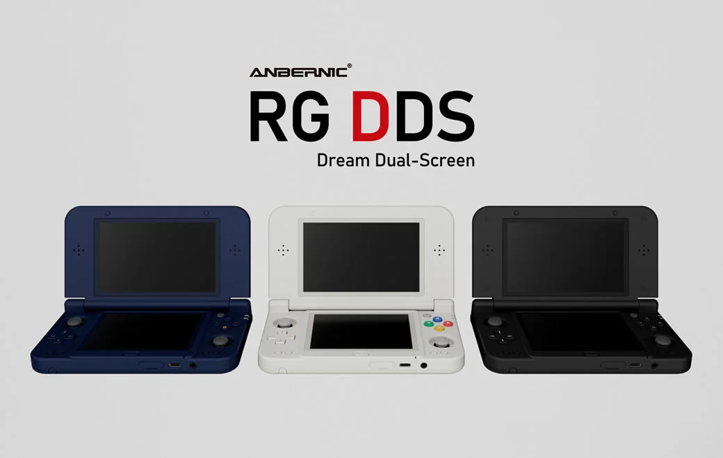 Anbernic RG DDSの上下2画面と操作ボタン