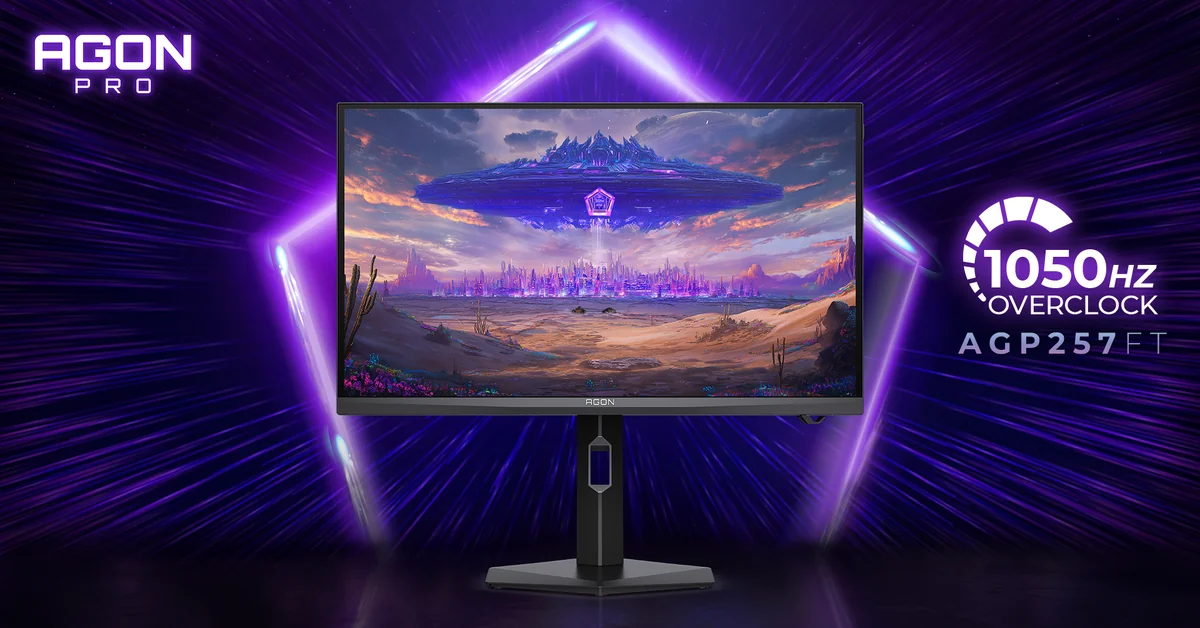 AOC AGON PRO AGP257FTの外観