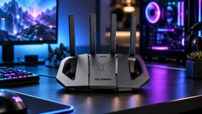 ASUS TUF Gaming BE3600の価格・性能は？Wi-Fi 7ルーターでPingは改善する？【10月9日発売】