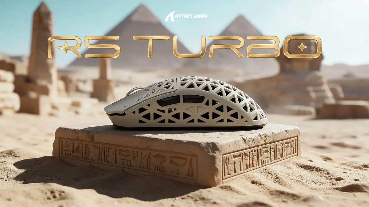 ATTACK SHARK R5 TURBOの外観