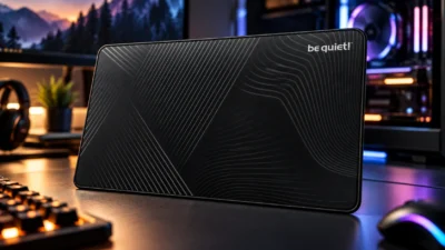 be quiet! MOUSEPAD XLは900×500mmで税込5,920円｜机に置けるサイズか、900×400mm級との違い