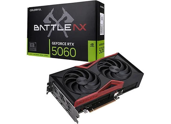 Colorful GeForce RTX 5060 Battle AX DUO 8GB-Vの外観