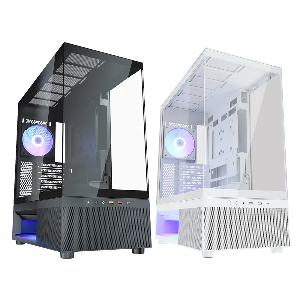 COUGAR CFV220 RGBのブラックとホワイトの外観
