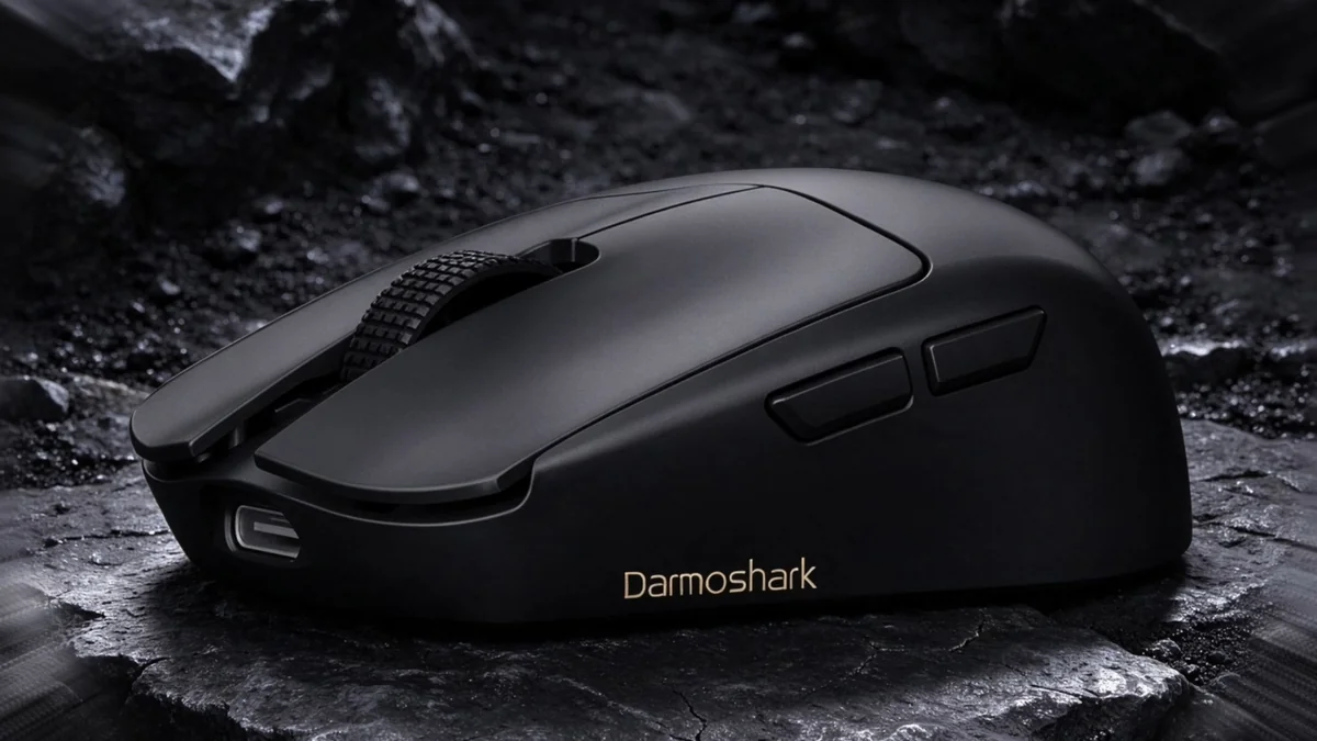 Darmoshark Air28の側面と左右クリック、サイドボタンの形状