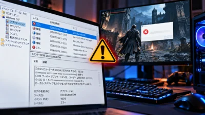 DistributedCOMのイベントID 10016とは？ゲームが落ちた直後に出ても原因とは限らない理由