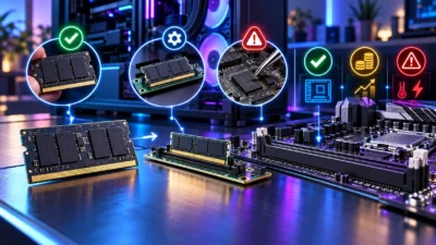 DDR5のSO-DIMMはデスクトップで使える？変換基板とチップ移植の違い・互換性、費用と注意点も解説
