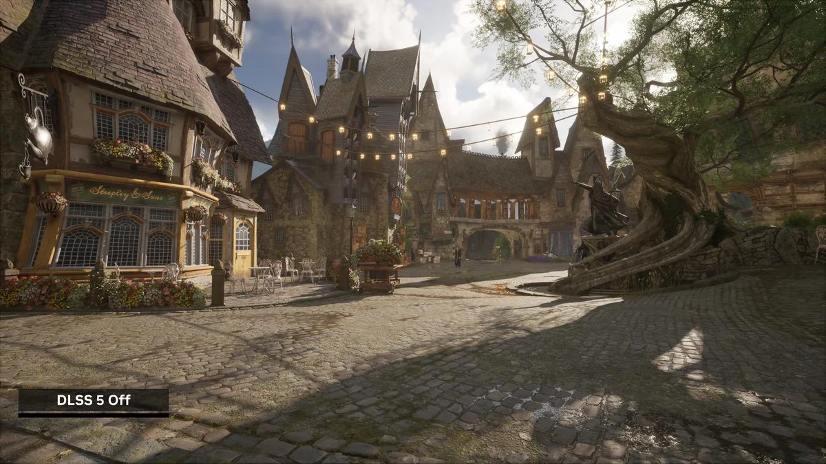 ホグワーツ・レガシーのDLSS 5オフの画面