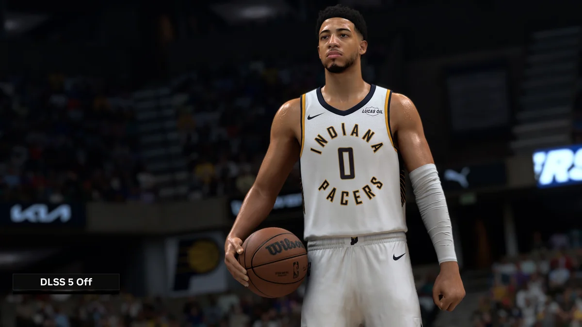 NBA 2K27のDLSS 5無効時の選手表現（9月公開の公式画像）