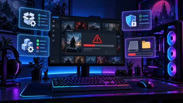 Epic Games LauncherのSU-PQR1603の確認手順
