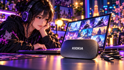 キオクシア EXCERIA PLUS G2 ポータブルSSD 500GBが16,980円、Steamゲーム保存用に買い？容量と1TBとの差【2026年10月】