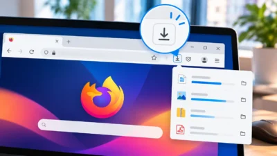 Firefoxのダウンロードボタンが消えたときの戻し方｜矢印を常に表示する設定とCtrl＋J【Windows 11】