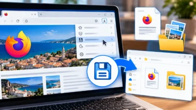 FirefoxでWebページを保存する方法｜「完全」と「HTMLのみ」の違いと画像フォルダーの扱い